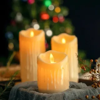 Flameless LED Tealight Decorative Candles (1 pc)